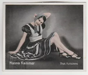 Tarjeta de tabaco alemana de las pistas de baile del mundo de los años 30 #011 de Hanna Kammer - Imagen 1 de 2