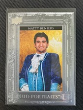Matt Beniers 2023-24 Upper Deck UD Portraits Silver Frame Parallel #88/99