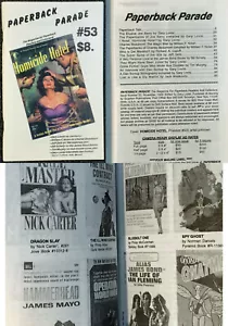 PAPERBACK PARADE #53 1999 William F Nolan James Bond 007 Mystery Noir Crime wow! - Foto 1 di 5