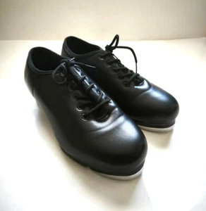 Damen Stepptanzschuhe Shockwave Leder schwarz Schnürschuhe Tanz, Größe W7,5, neu ohne Karton - Bild 1 von 9
