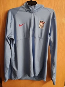 Nike Therma-Fit 1/2 Zip Fleece Pullover Mens Small Baby Blue - Picture 1 of 5