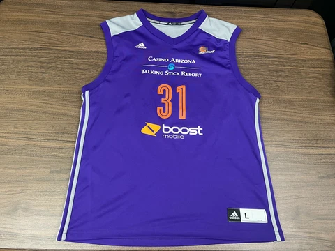 Erin Phillips Phoenix Mercury Purple WNBA Jersey - Adidas - Large Cover