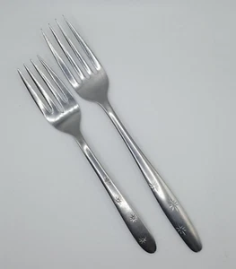 Menge 2 Superior Edelstahl International Silber Nachthimmel Gabeln - Bild 1 von 9