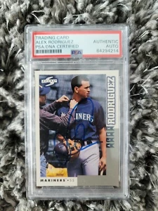 Alex Rodriguez AROD Signed Autographed 1998 Score Rookie Traded #RT30 PSA/DNA - Picture 1 of 2