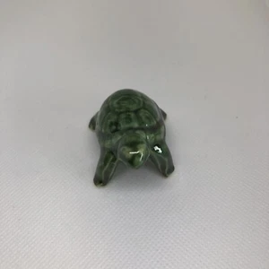 Vintage Stil Mini Keramik Schildkröte Figur Japan Terrarium Dekor 1,5" Feengarten - Bild 1 von 7