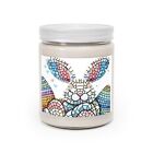 Beautiful Mosaic Easter Bunny Easter Giftscented Candles 9Oz