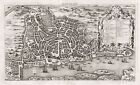 Velha Goa India Indien Inde Map Plan Engraving Kupferstich Gravure Bellin 1750