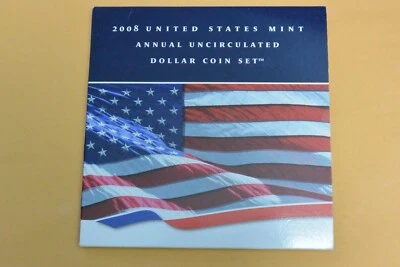 2008 United States Annual Uncirculated Dollar Coin Set  - Image 1 of 4