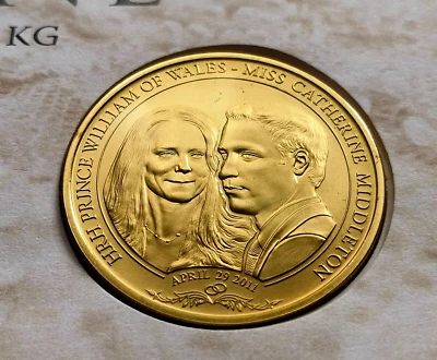 Cook Islands - "WILLIAM & CATHERINE ~ THE ROYAL WEDDING" Coin Cover PNC 2011 - Image 1 of 4