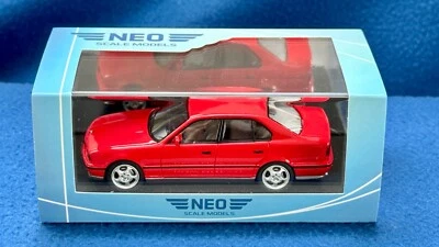 BMW M5 3.8 E34 – 1:43 – Neo Scale Models – rot – OVP – NEO 43314 - Bild 1 von 4