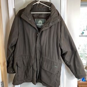 Weatherproof Brand Coat, Men’s XL  Light Brown Insulated Waterproof Hidden Hood