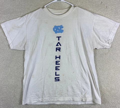 North Carolina Tar Heels Small T Shirt NCAA Size Small Short Sleeve Shirt Cover