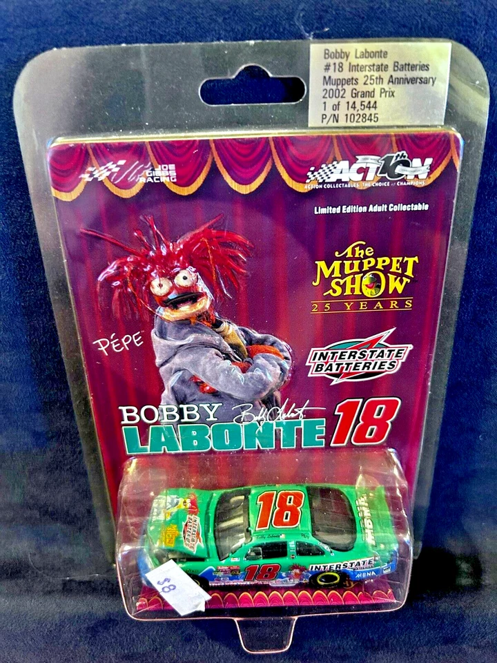 2002 Action 1/64 Bobby Labonte #18 Interstate Batteries Grand Prix A23 - Image 1 of 1