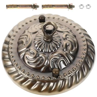 Hitch Light Canopy Kit Vintage Chandelier Ceiling Plate with Hook Retro Penda... - Image 1 of 4
