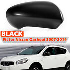 Right Drivers Side Black Door Wing Mirror Cover Case For Nissan Qashqai 2007-14