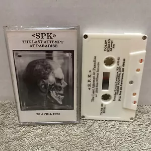 SPK - The Last Attempt At Paradise US Original frische Kassette 1982 industriell GETESTET - Bild 1 von 11