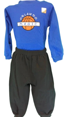 Infant Toddler Boys Kids Orlando Magic NBA 2 Piece Shirt and Pants Outfit Set - Image 1 of 3