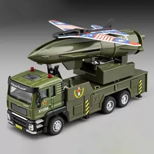Modellino auto con luce e caratteristiche speciali 1:32 militare portarazzi droni - Foto 1 di 7