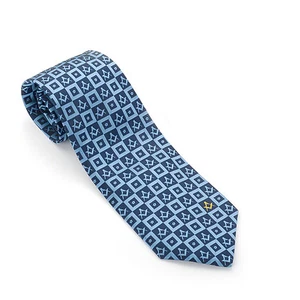 Quality New Masonic Forget me Not 100% Silk Woven Tie - Picture 1 of 2