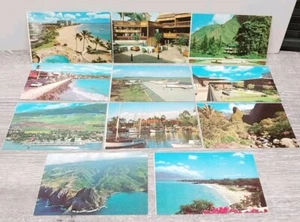 Vintage Hawaii Postcards Lot Maui Lahaina 1970s Excellent - Picture 1 of 9