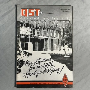 QST Devoted Entirely To Amateur Radio Magazine December 1971 Vintage Ham Radio - Picture 1 of 3
