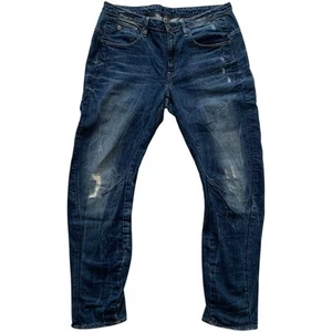 G Star Raw Arc 3D Low Boyfriend Jeans Womens Size W29 L28 Blue Denim Distressed - Picture 1 of 24