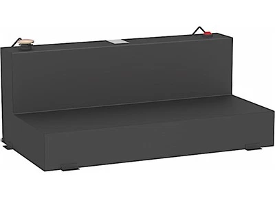 UWS ST-100-L-MB Steel L-Shape Transfer Tank 100-Gallon Matte Black Foto 1 de 3