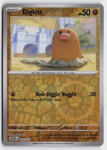 Pokemon Diglett 103/197 Reverse Holo Common SV03: Obsidian Flames NM - Picture 1 of 2