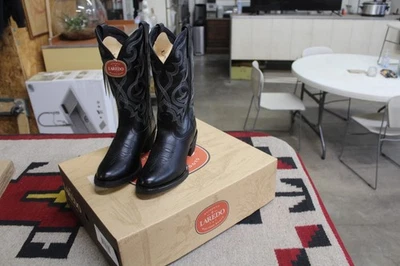 Botas vaqueras Laredo para hombre talla 7 negras punta R NUEVAS en caja Foto 1 de 4