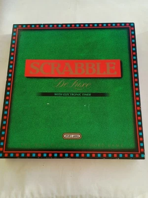 Scrabble Deluxe With Timer & Built-In Turntable Spear’s Games 100% Complete VGC - Image 1 of 4