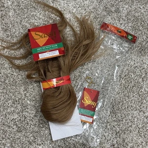The Sassy Silky Straight 10 Inch 100% Human Hair Extensions Color #27 78” Long - Picture 1 of 6