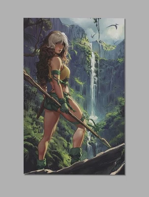 Pôster Marvel Rogue: The Savage Land X-Men 4 impressão arte parede 11 x 17 - Imagem 1 de 3
