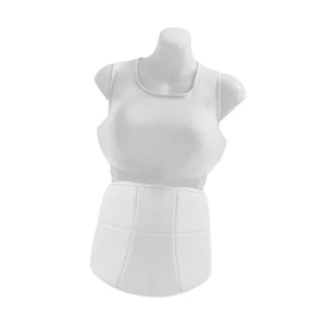Womens Karate Belly Chest Protector Removable Lining Supplies Taekwondo Vest - Picture 1 of 7
