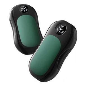  AI Handwärmer Wiederaufladbar: Magnetisch 2 in 1 Elektrische Hand Schwarz und Grün - Bild 1 von 7