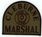 TEXAS TX CLEBURNE MARSHAL SUBDUED SWAT STYLE NICE SHOULDER PATCH SHERIFF