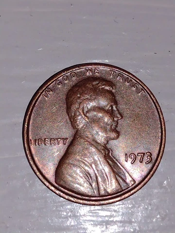 1973  no mint mark penny Cover