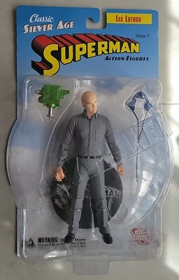 ¡NUEVA FIGURA DE ACCIÓN DC DIRECT CLASSIC SILVER AGE SUPERMAN SERIE 1 LEX LUTHOR! B88 Foto 1 de 2