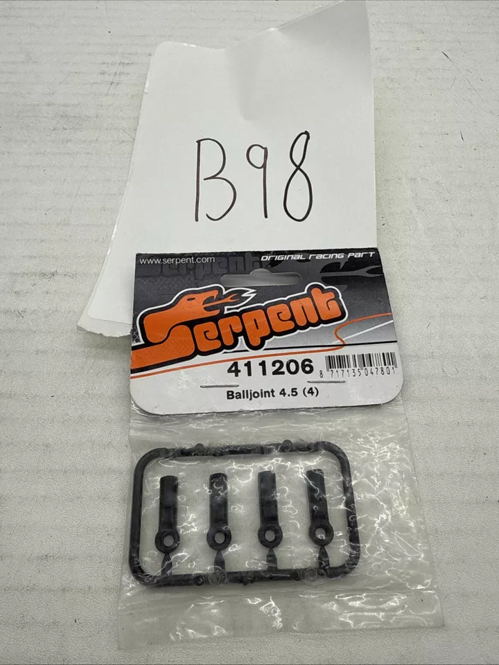 Serpent 4.5mm Ball Joint Set (4) [SER411206] - Image 1 of 1