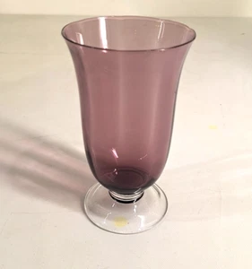 Lenox Crystal Colore Amethyst Highball Double Glass Old Fashion 6.5" - Picture 1 of 6