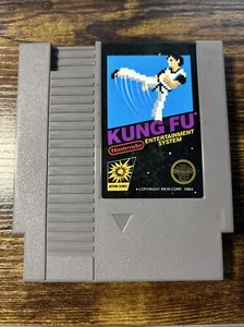 Kung Fu 5 Screw Nintendo Nes Cleaned & Tested Authentic - Picture 1 of 2