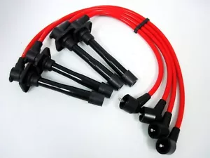 VMS RACING 10.2MM 10.2 MM SPARK PLUG WIRES SET RED FOR FITS 92-99 TOYOTA PASEO - Picture 1 of 1