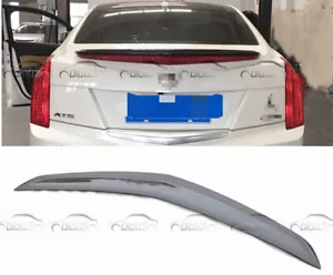 Carbon Fiber Rear Trunk Wing Lip Spoiler For 2013-2019 Cadillac ATS V Style - Imagen 1 de 8
