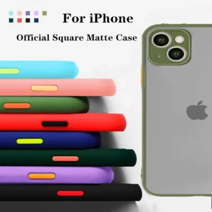 Case For iPhone 14 13 12 11 Pro Max X XR 8 7 6 Plus Clear Shockproof Matte Cover - Picture 1 of 22