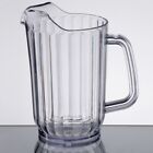 plastic small pitcher - 32 oz or 60 oz Clear SAN Plastic Water Pitcher BPA free