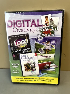 Digital Creativity Suite 3.0 For Mac & PC Elements 10 Corel Paint It Logo Design - Image 1 of 3