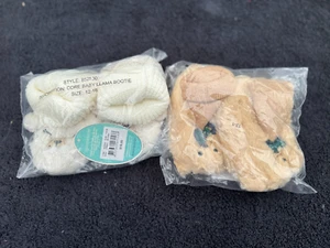 Peter Alexander 12-18 Mths Bear Booties x 2 NWTS RRP $19.95 & $25.95 - Picture 1 of 4