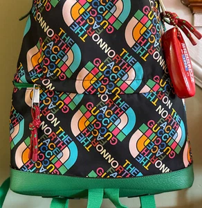Authentic, Near Mint, Gucci x The North Face (TNF) Backpack, Black - Picture 1 of 6