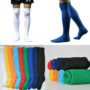 Men Sport Football Soccer Long Socks Solid Knee High Bottom Non-slip Socks Male- - Picture 1 of 20