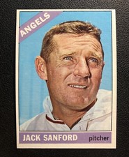 1966 Topps #23 Jack Sanford NM++ No Creases California Angels HIGH END SET BREAK