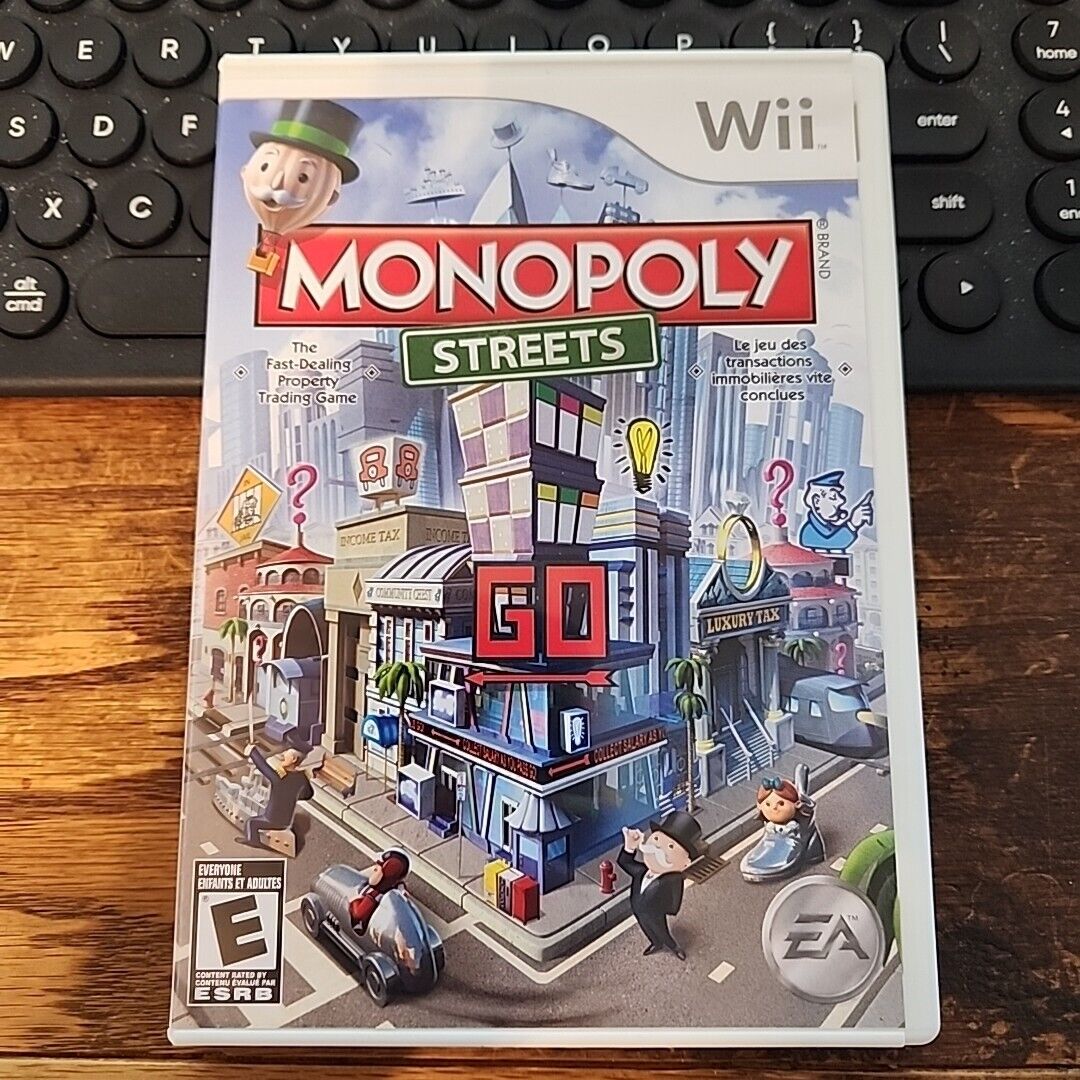 Nintendo Wii Game Monopoly Streets CIB Complete w/ Manual